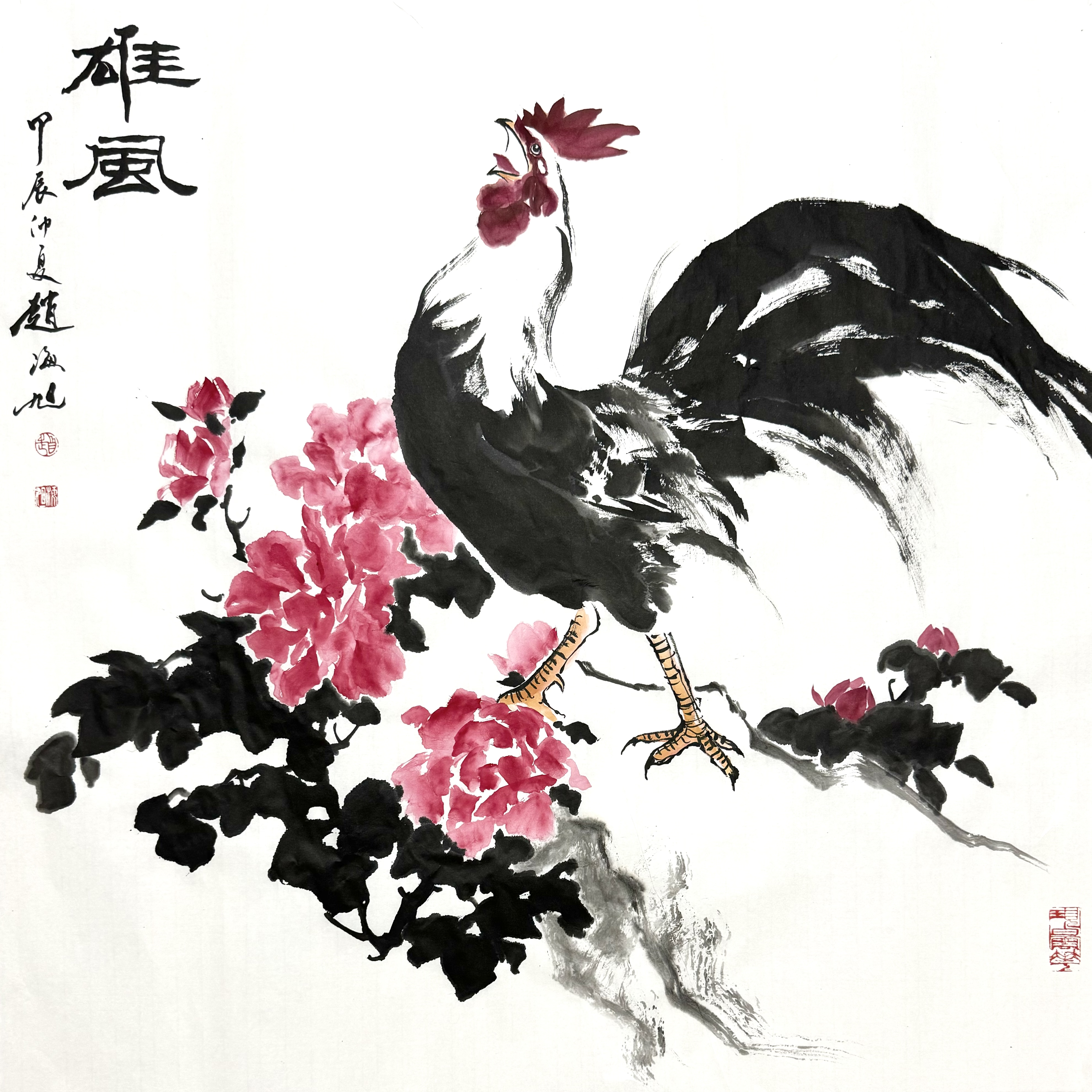 鸡雄风46×46