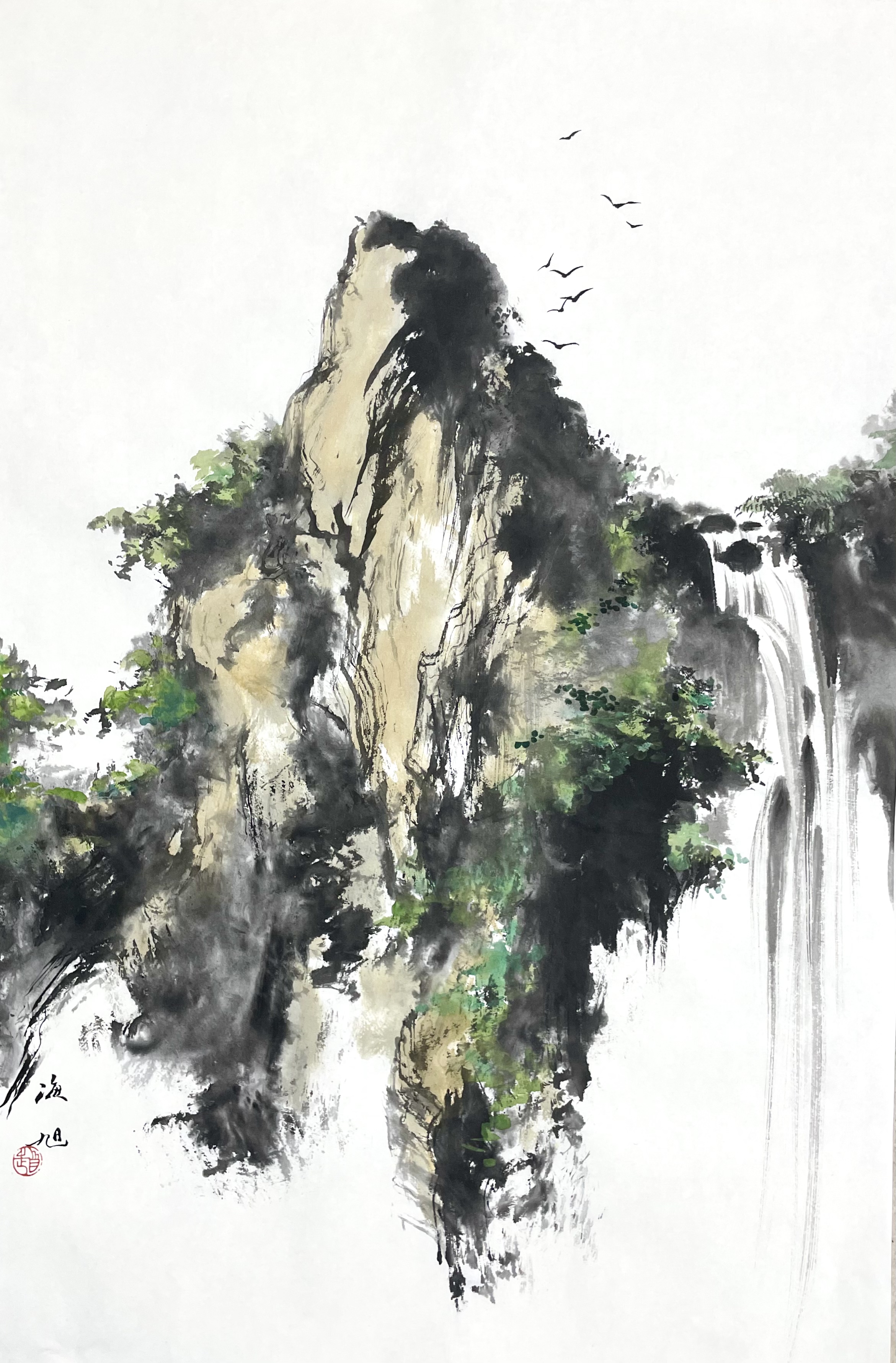 山水画46×70