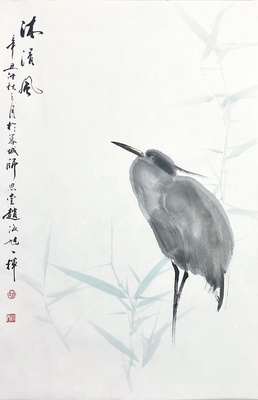 白鹭46×70