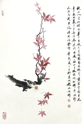 枫叶46×70
