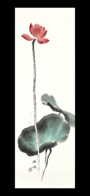 荷花23×70
